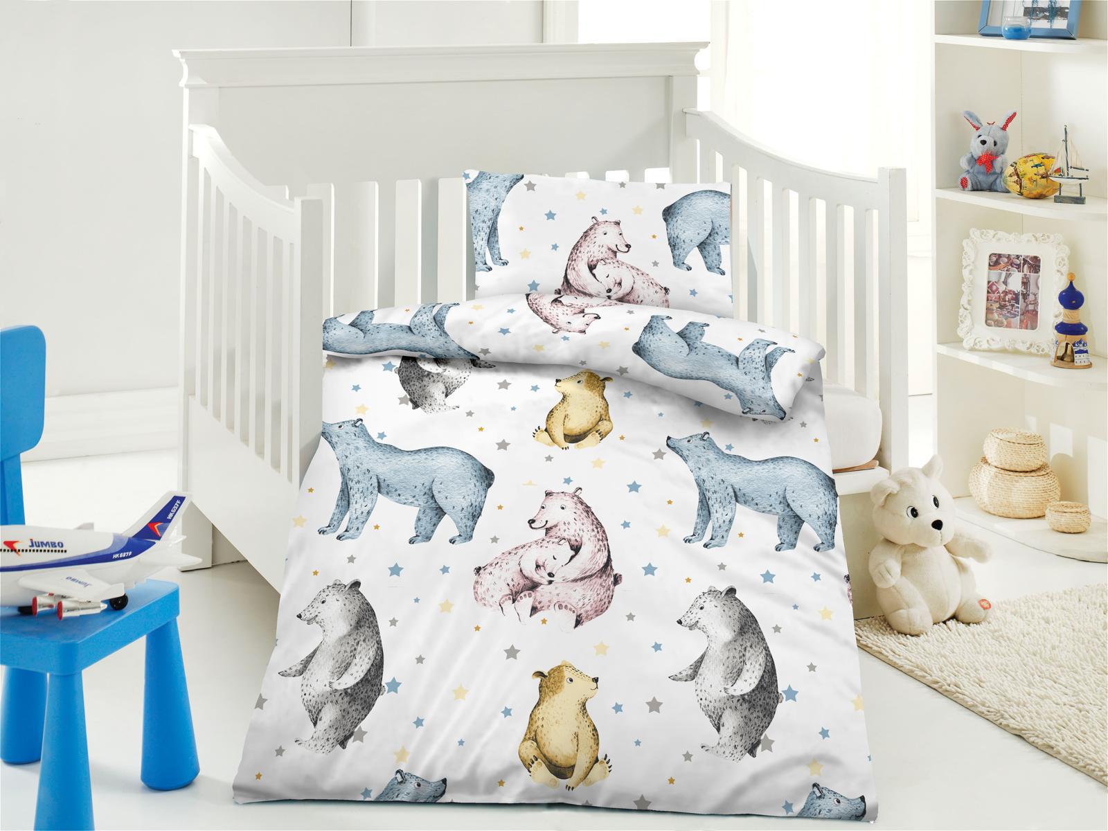 Bären & Sterne Kinderbettwäsche